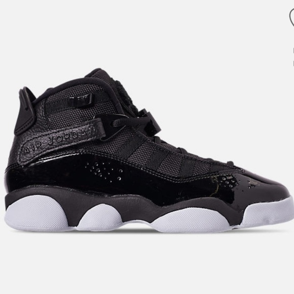 Jordan Other - Youth Jordan 6 Rings Leather Sneaker Black Jordan Other - Youth Jordan 6 Rings Leather Sneaker Black